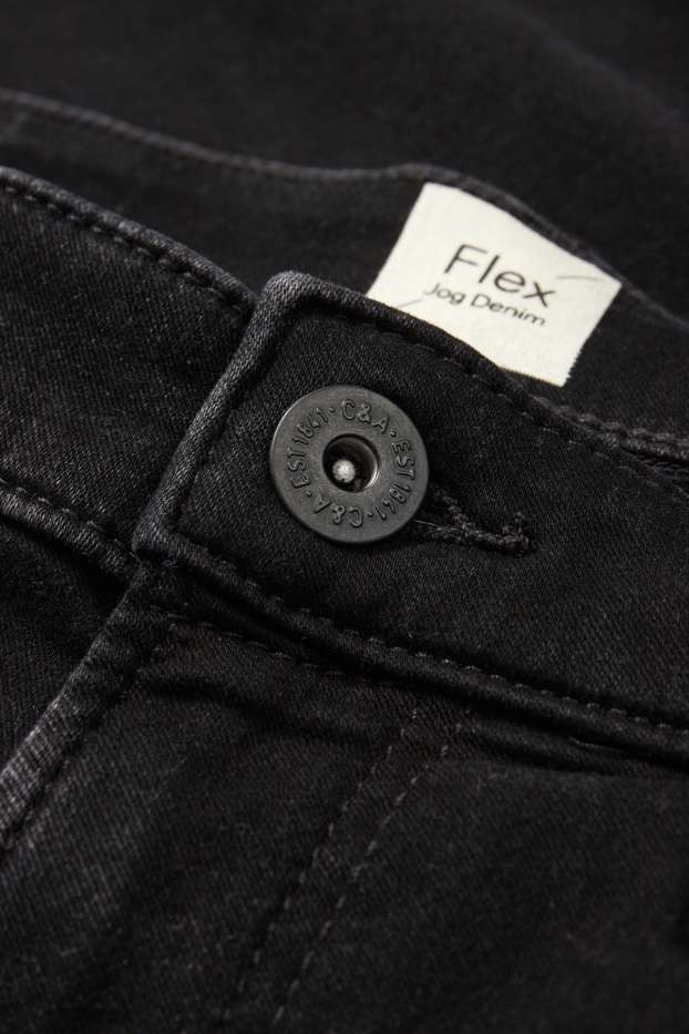 Men - Straight jeans - flex jog denim - LYCRA® - black