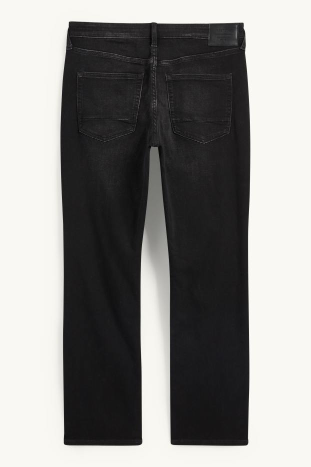 Men - Straight jeans - flex jog denim - LYCRA® - black