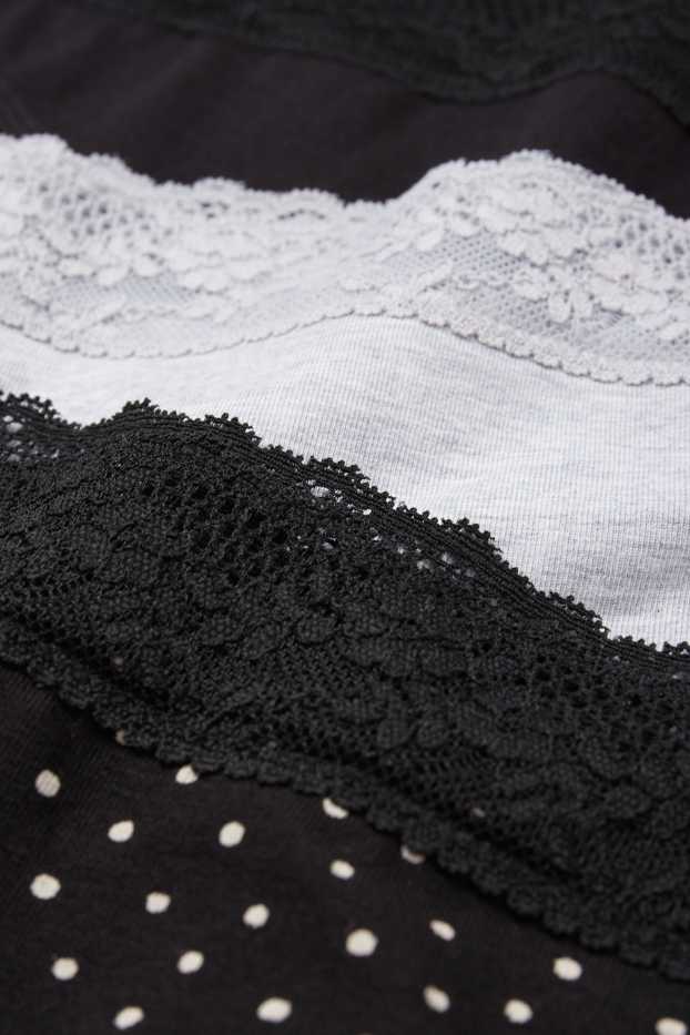 Damen - Multipack 3er - Slip - schwarz