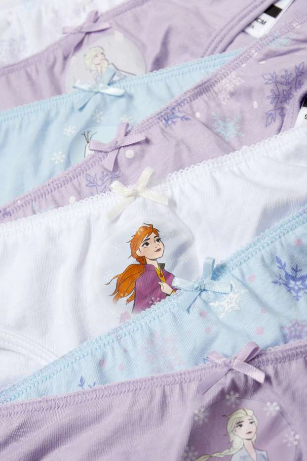 Bambine - Confezione da 7 - Frozen - slip - viola chiaro