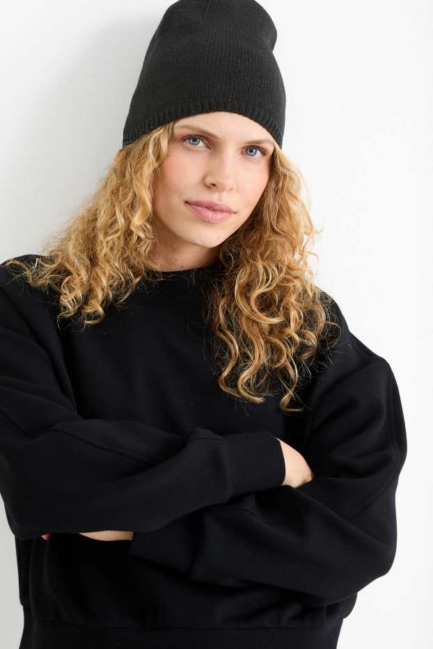 Damen - Beanie - schwarz