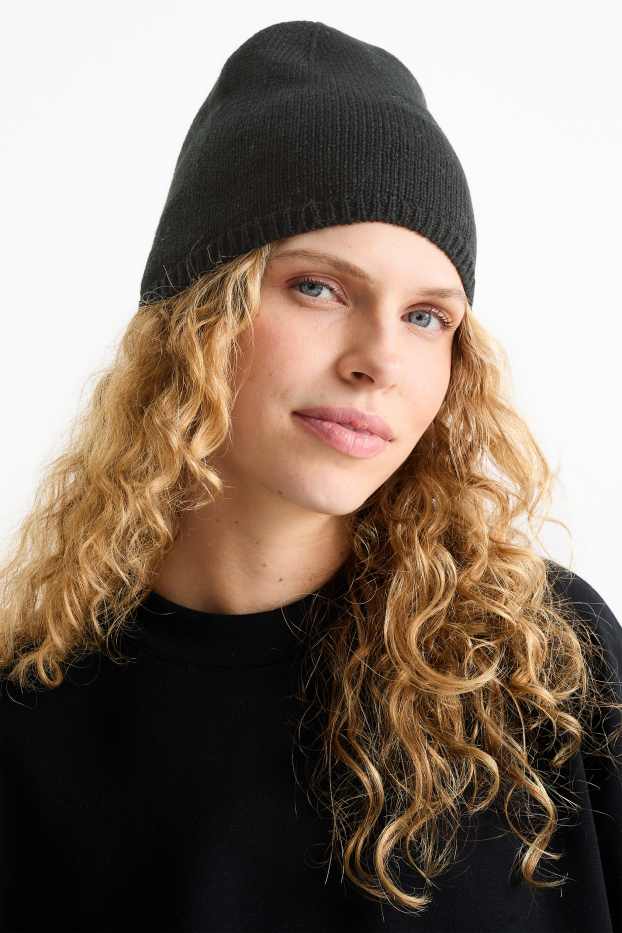 Damen - Beanie - schwarz