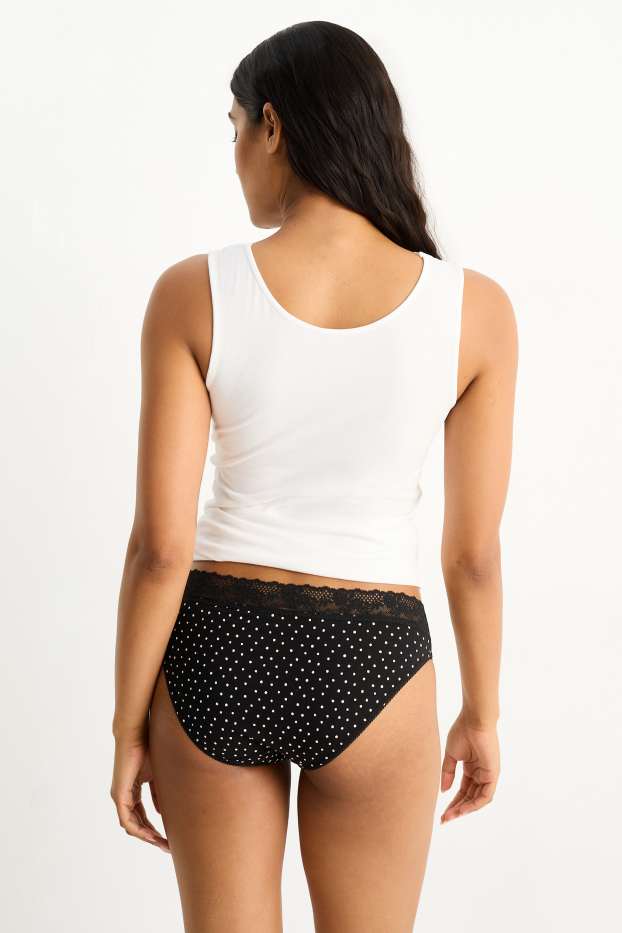 Damen - Multipack 3er - Slip - schwarz