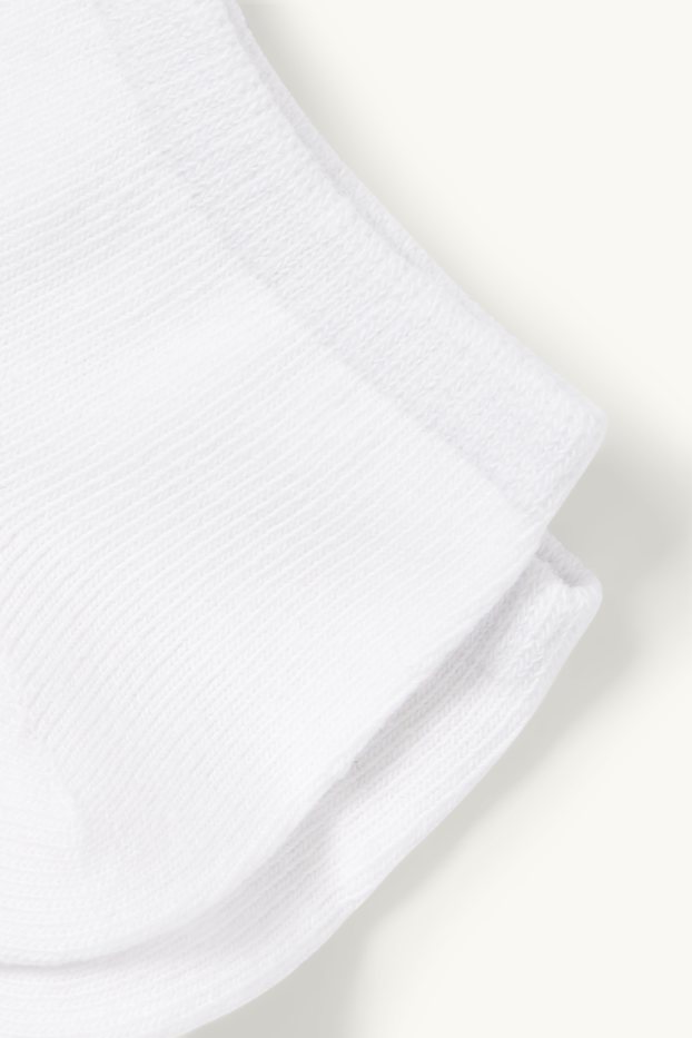 Damen - Multipack 5er - Sneakersocken - weiß