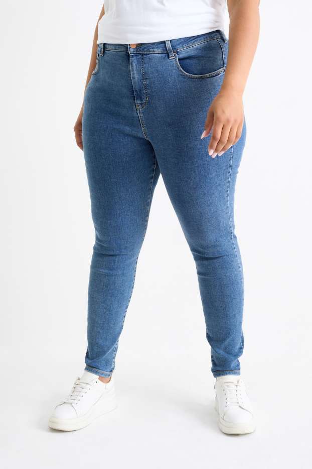 Dona - Jegging jeans - high waist - texà blau