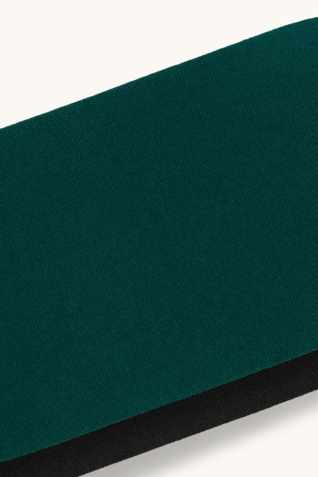 Damen - Multipack 2er - Feinstrumpfhose - 70 DEN - dunkelgrün / schwarz