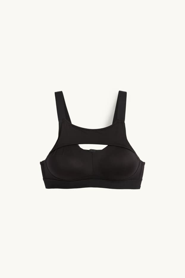 Damen - Funktions-BH - 4 Way Stretch - schwarz