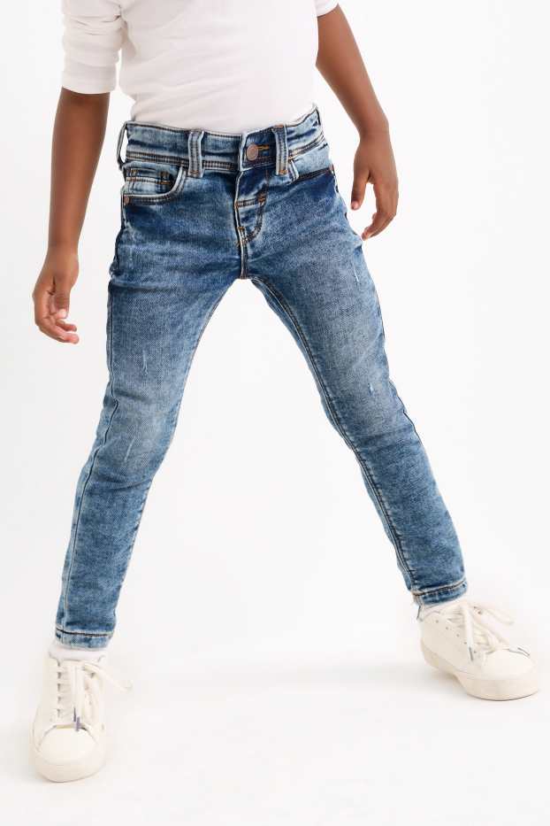 Children Boys - Skinny jeans - denim-dark blue