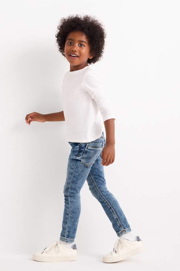 Children Boys - Skinny jeans - denim-dark blue