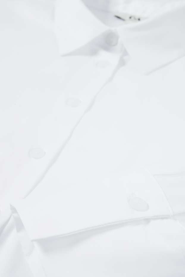 Damen - Business-Bluse - weiss