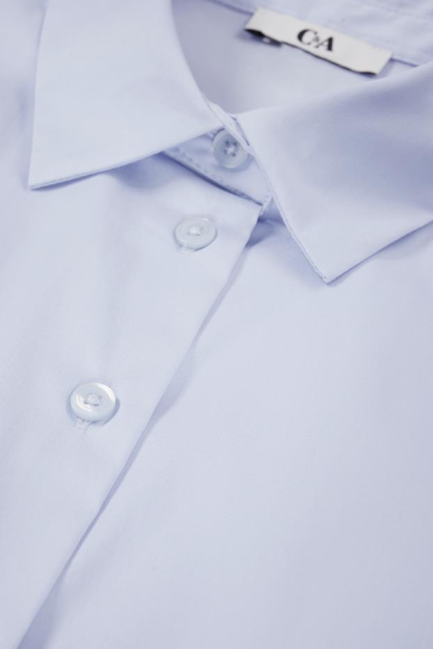 Dames - Business-blouse - lichtblauw