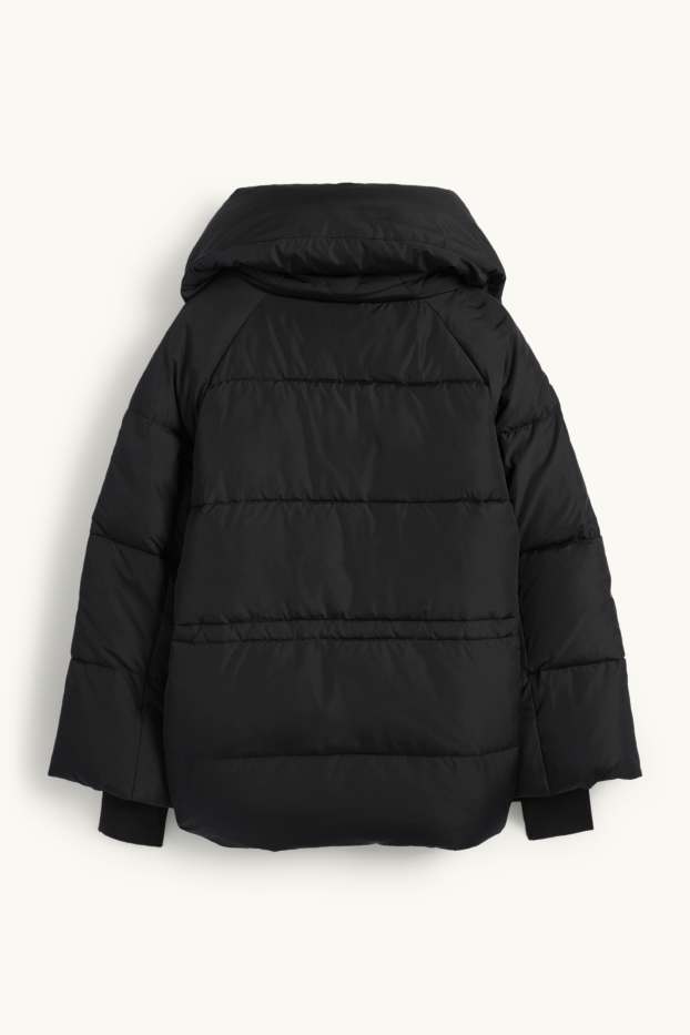 Women - Quilted jacket - black