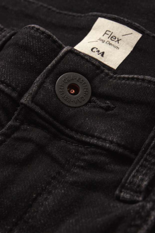 Hommes - Slim jean - Flex jog denim - noir