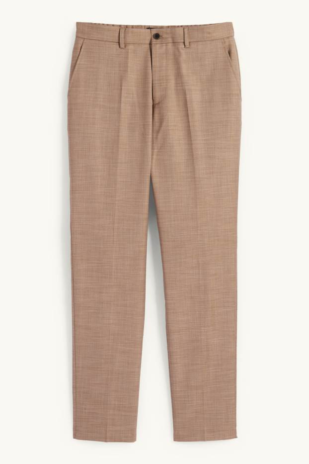 Heren - Broek uit het combi-systeem - regular fit - Flex - beige