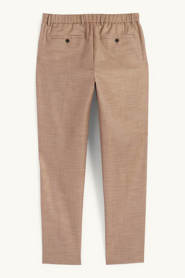 Heren - Broek uit het combi-systeem - regular fit - Flex - beige