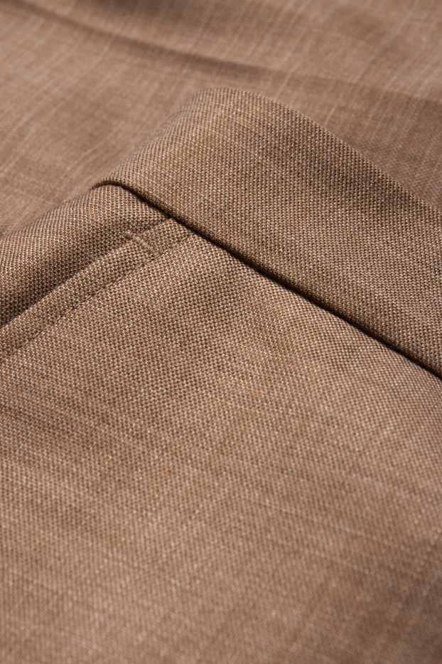 Heren - Broek uit het combi-systeem - regular fit - Flex - beige