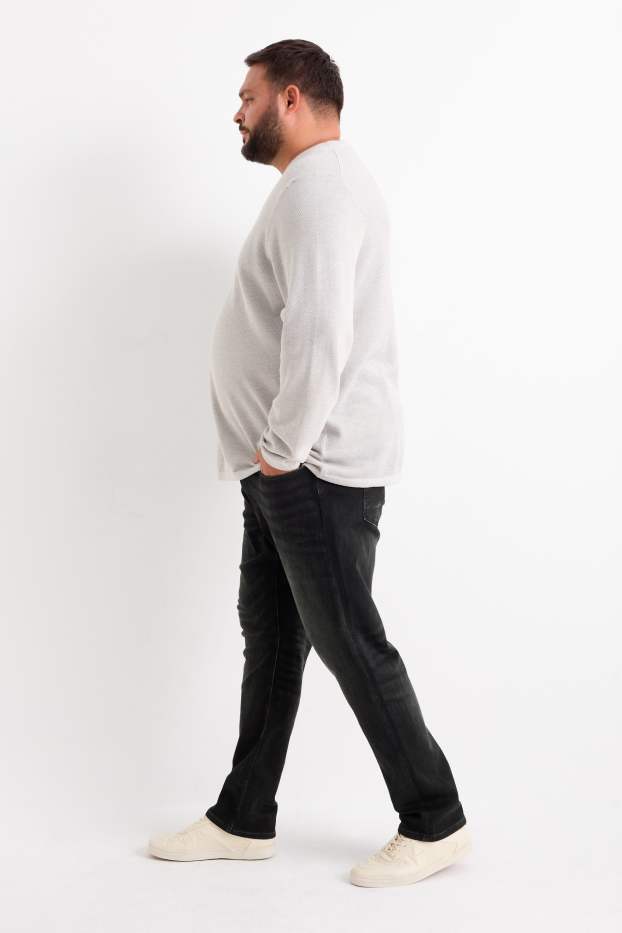 Herren - Slim Jeans - Flex Jog Denim - LYCRA® - schwarz