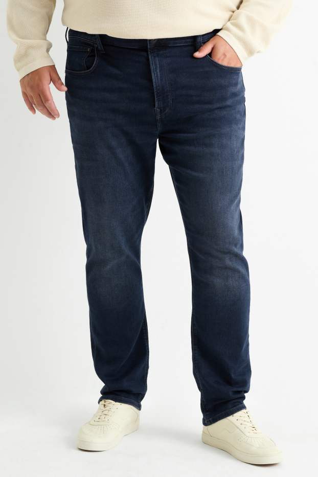 Men - Slim jeans - Flex jog denim - LYCRA® - denim-dark blue