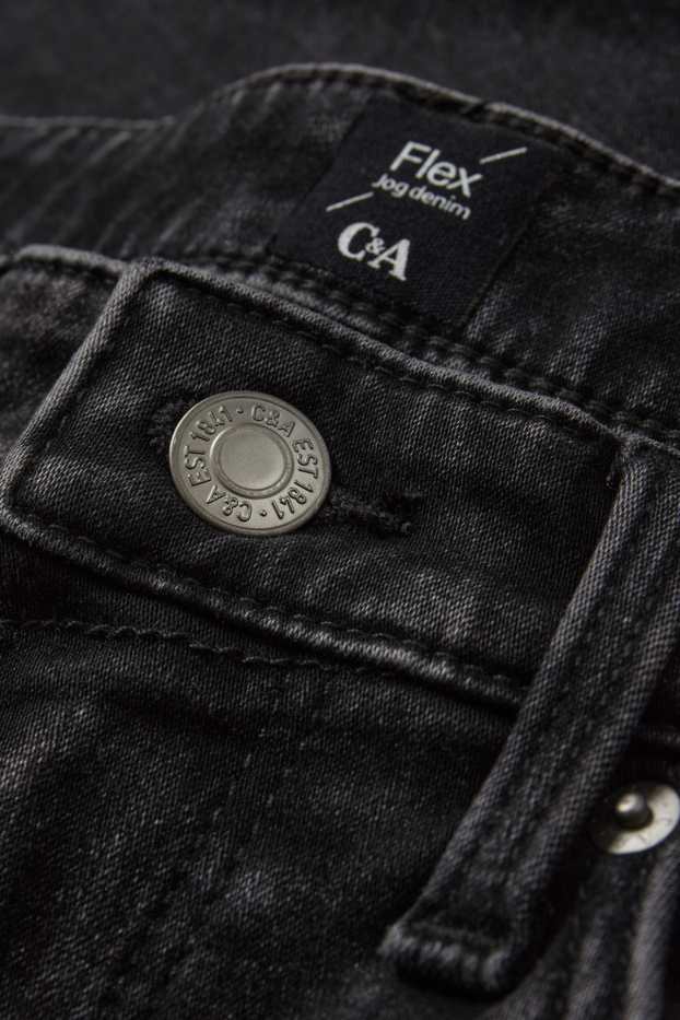 Uomo - Straight jeans - jeans termici - Flex jog denim - jeans grigio scuro