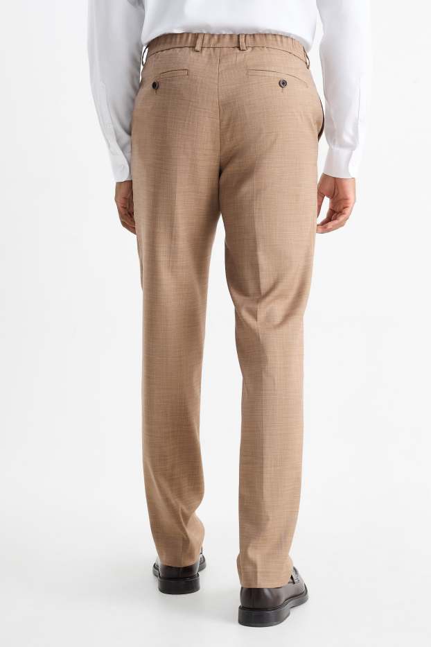 Heren - Broek uit het combi-systeem - regular fit - Flex - beige