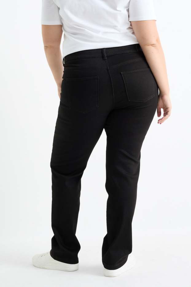 Mujer - Straight jeans - mid waist - LYCRA® - negro