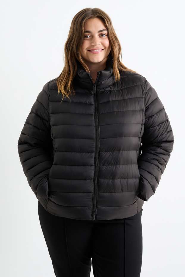 Damen - Steppjacke - schwarz