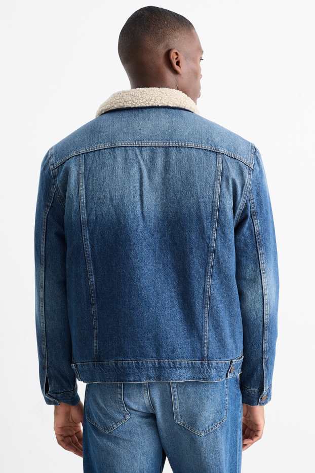Herren - Jeansjacke - jeansblau