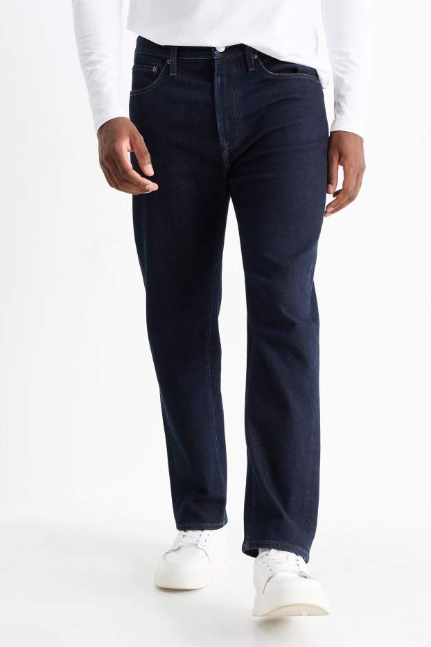 Herren - Regular Jeans - Thermojeans - LYCRA® - dunkeljeansblau