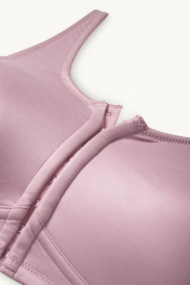 Donna - Reggiseno post operatorio senza ferretti - viola chiaro