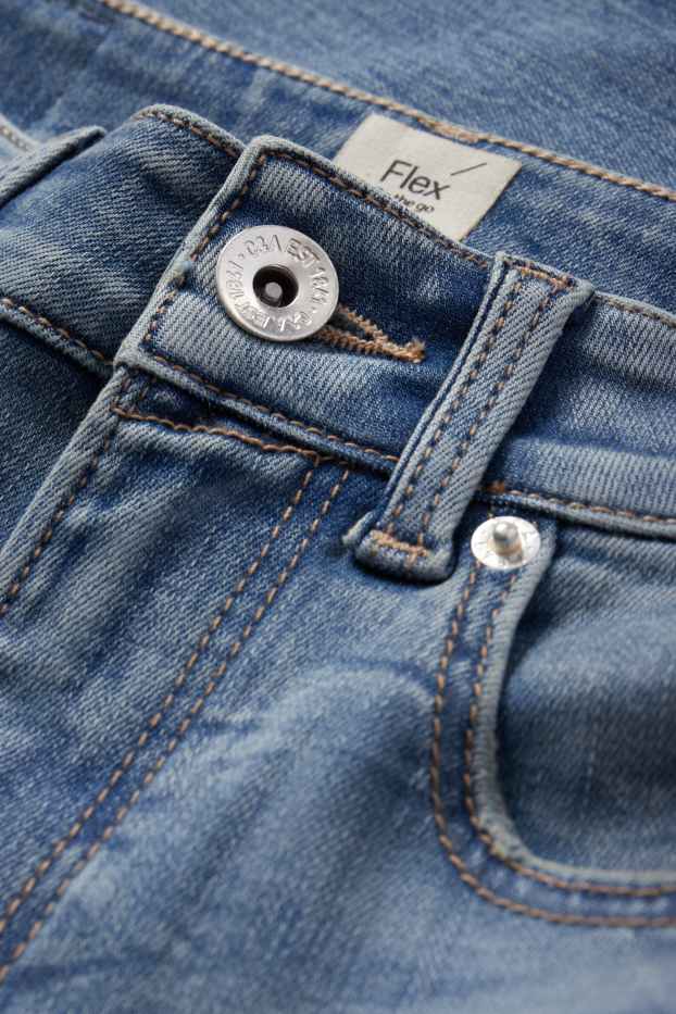 Dámské - Skinny jeans - high waist - LYCRA® ADAPTIV Fiber - džíny - světle modré