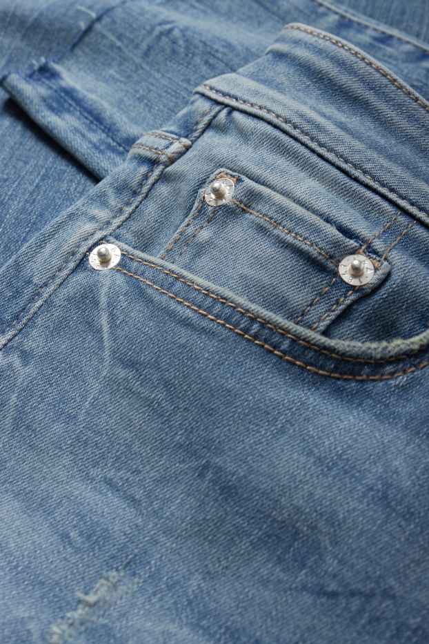 Dámské - Skinny jeans - high waist - LYCRA® ADAPTIV Fiber - džíny - světle modré