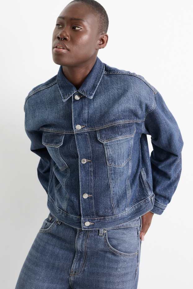 Femmes - Veste en jean - jean bleu