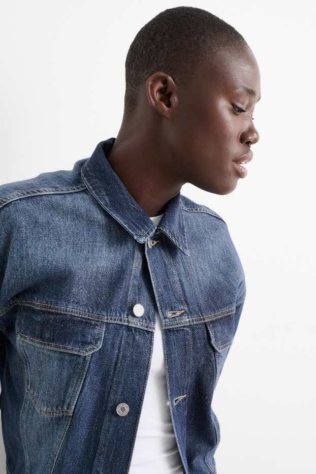 Femmes - Veste en jean - jean bleu