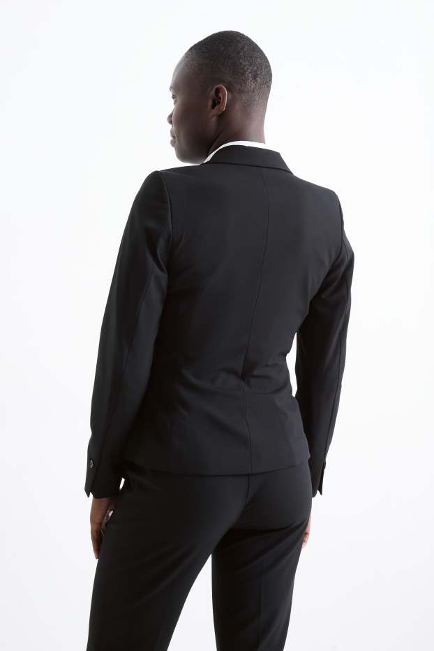 Femmes - Blazer de bureau - cintré - Mix & Match - noir