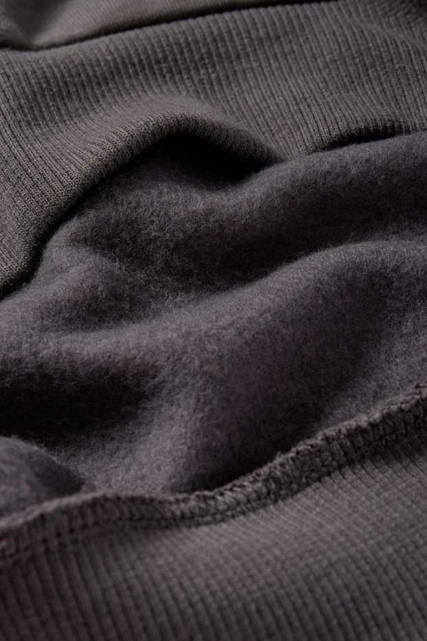 Enfants filles - Lilo & Stitch - sweat à capuche - gris foncé