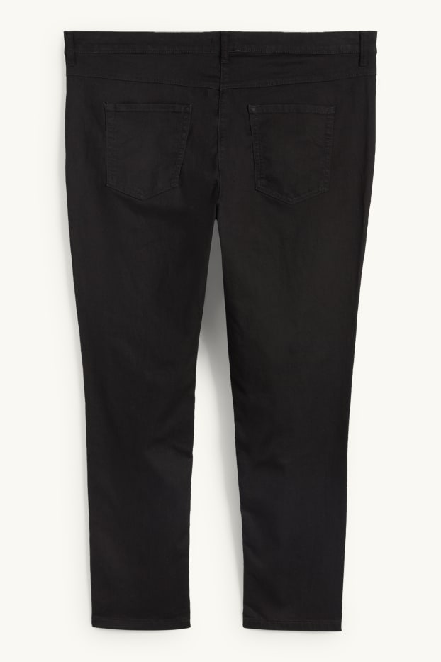 Dona - Slim jeans - mid waist  - negre