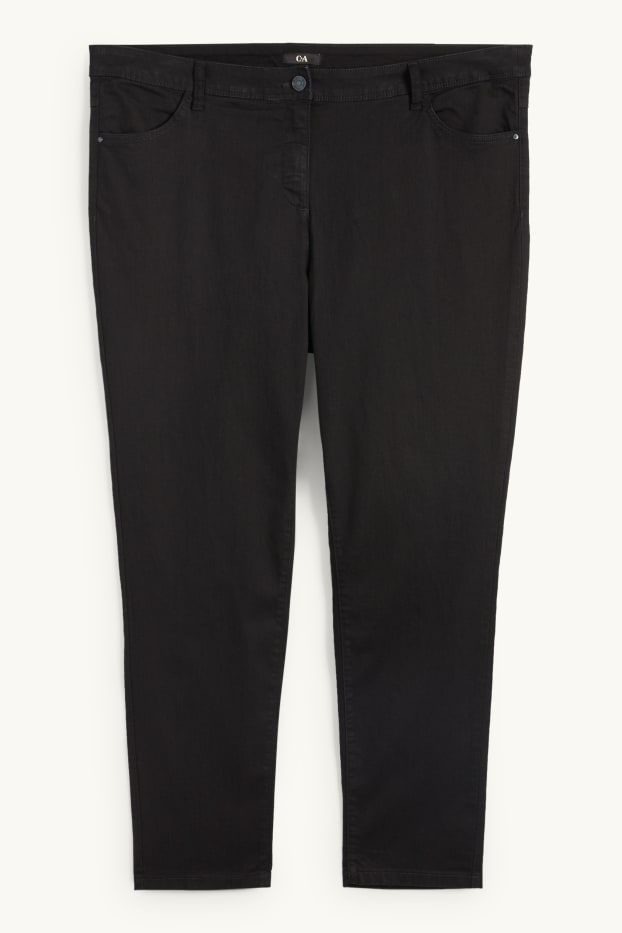 Dona - Slim jeans - mid waist  - negre