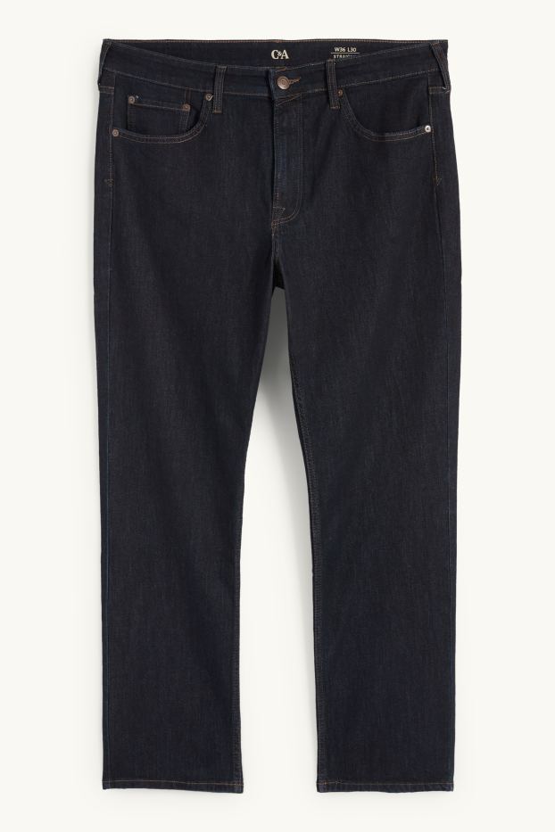 Bărbați - Straight jeans - LYCRA® - denim-albastru închis