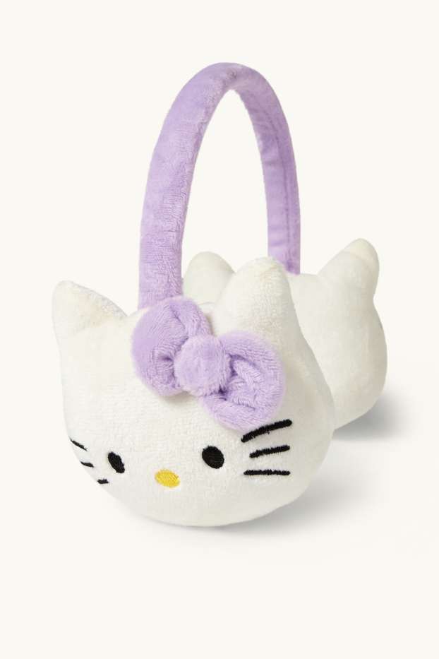 Kinder Mädchen - Hello Kitty - Ohrenwärmer - cremeweiß