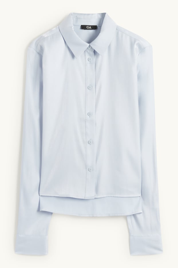 Dames - Blouse - lichtblauw