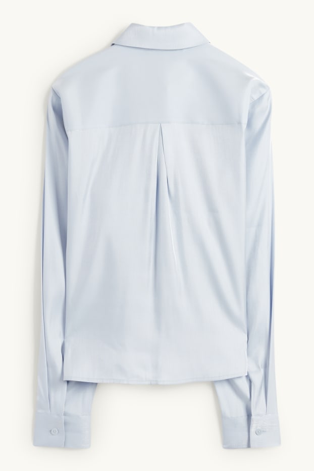 Dames - Blouse - lichtblauw