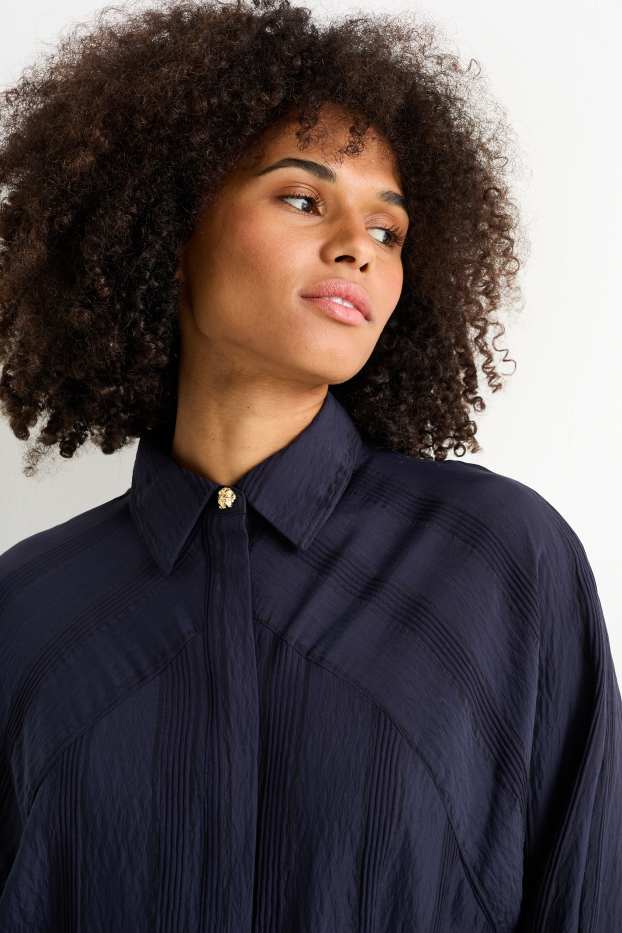 Women - Blouse - dark blue
