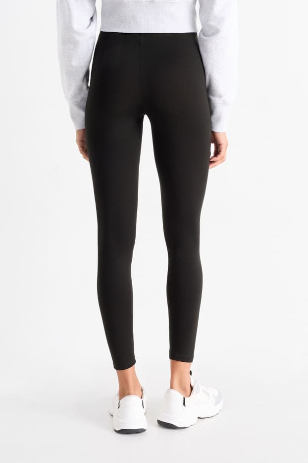 Damen - Multipack 2er - Leggings - schwarz