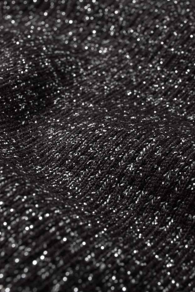 Nena - Vestit de punt - brillant - negre