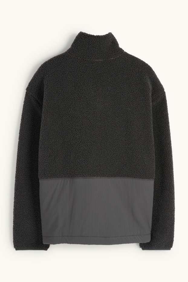 Bărbați - Jachetă de fleece termoizolantă - negru