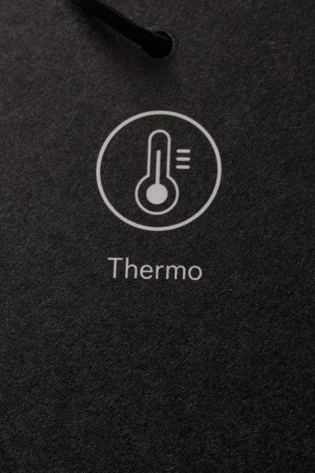 Bărbați - Jachetă de fleece termoizolantă - negru