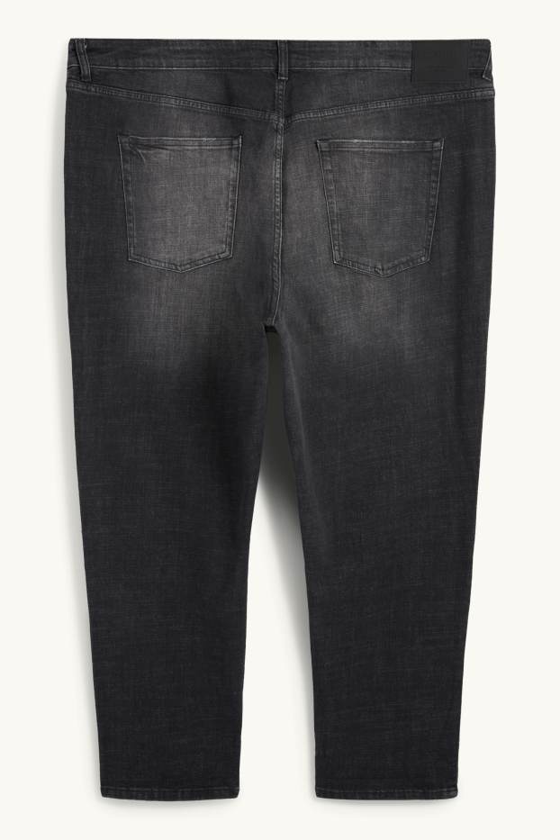 Femmes - Boyfriend jean - mid waist - gris foncé