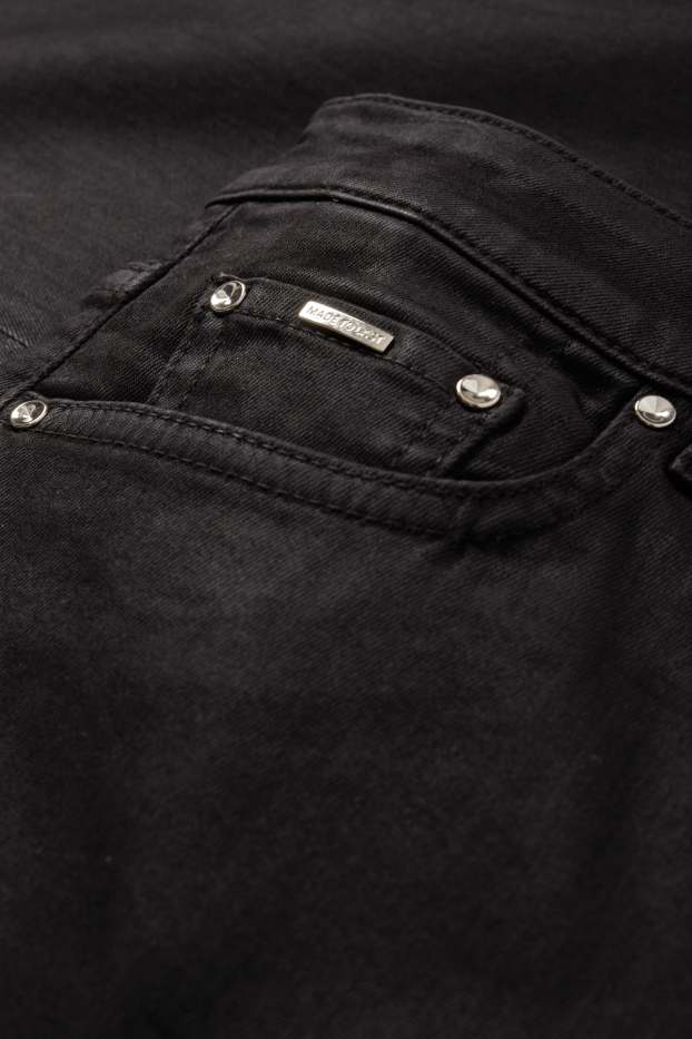 Dona - Flared jeans - high waist - texà gris fosc