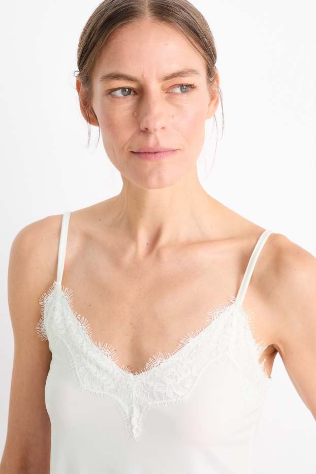 Dona - Samarreta sense mànigues - blanc trencat