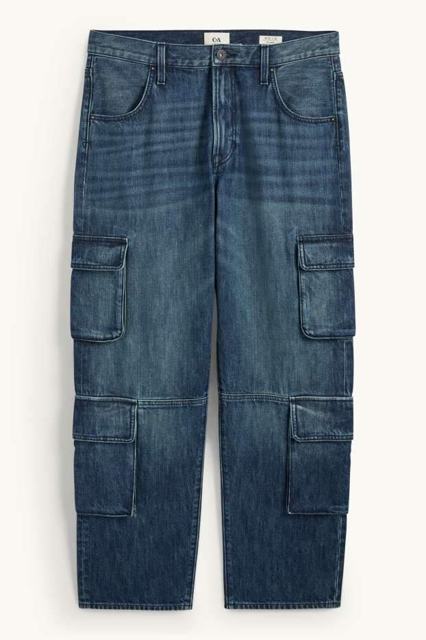 Hombre - Cargo jeans - vaqueros - azul oscuro